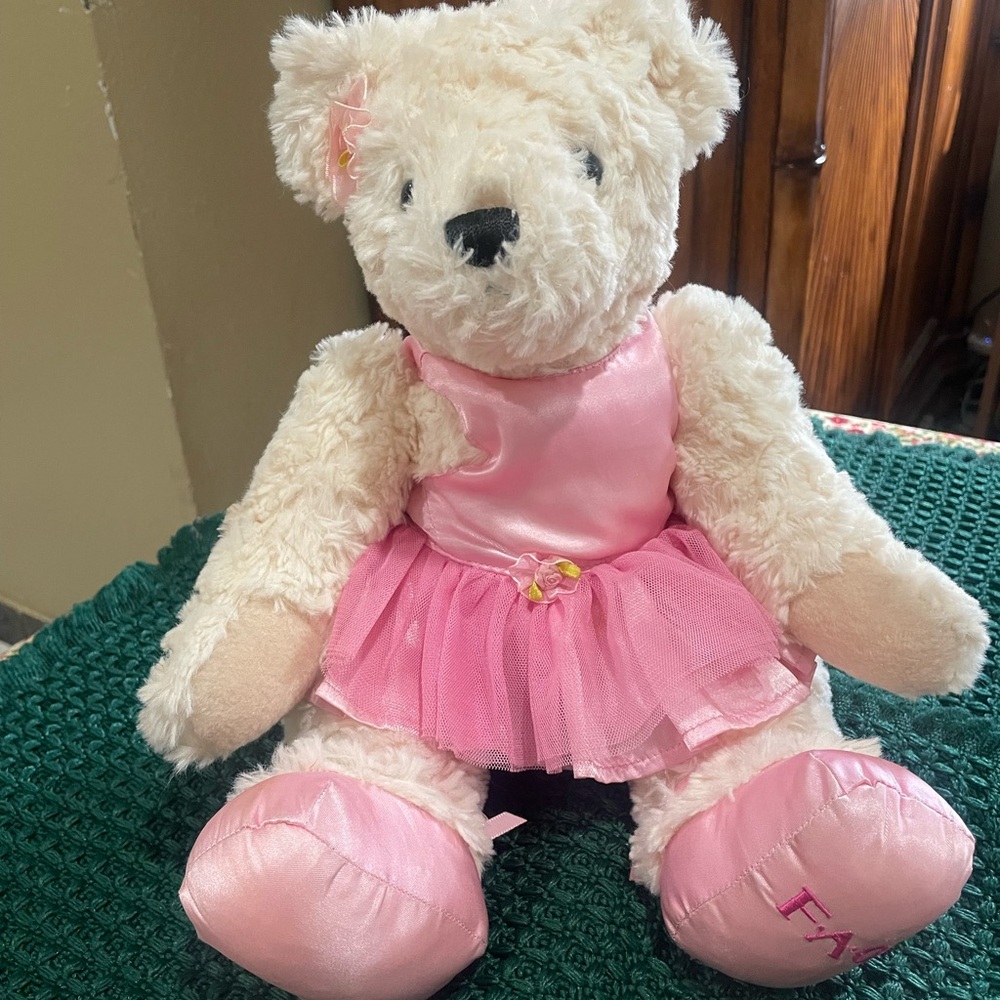 FA Pink Tutu Teddy Bear perfect condition